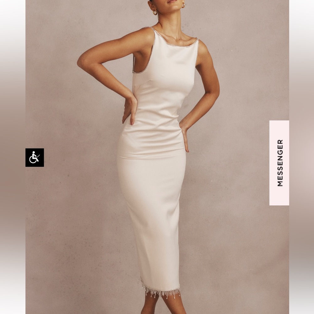 House of CB Margiela Gown in Ivory